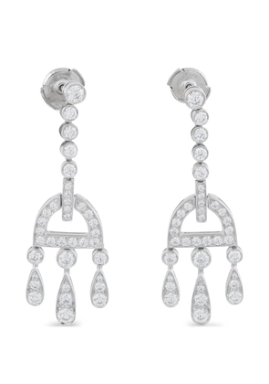 Tiffany & Co. Legacy diamond 2.38ct platinum drop earrings - Silver