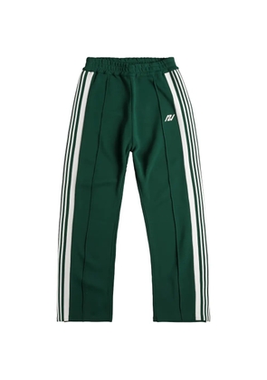 Autry side-stripe pintuck track pants - Green