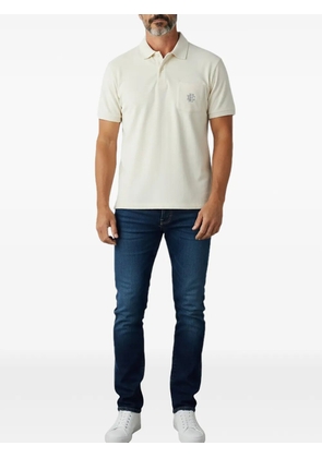 ERIC EMANUEL terry polo shirt - Neutrals