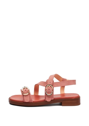 FRAU suede multi-strap sandals - Pink