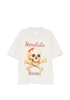 Melt graphic T-shirt - Neutrals