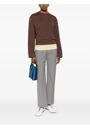 Jil Sander long-sleeve T-shirt - Brown