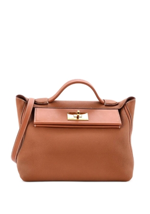 Hermès Pre-Owned 24/24 Bag Togo with Swift 29 satchel - Brown