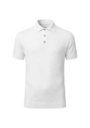 FRANZESE COLLECTION Gossip ribbed-trim polo shirt - White