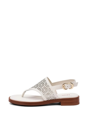 FRAU perforated sandals - Neutrals