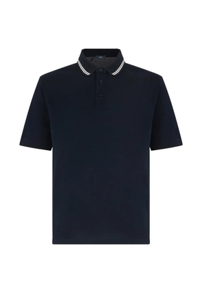 Herno tipping-detail polo shirt - Blue