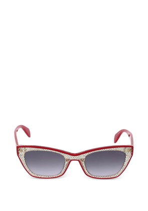GUESS USA embellished cat-eye sunglasses - Red