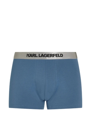 Karl Lagerfeld logo-waistband boxers (set of three) - Blue
