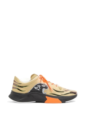 Valentino Garavani Panther Blaze low-top sneakers in ripstop fabric - Neutrals