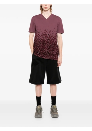Zegna v-neck T-shirt - Purple