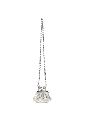 Weekend Max Mara mini crystal-embellished bag - Pink