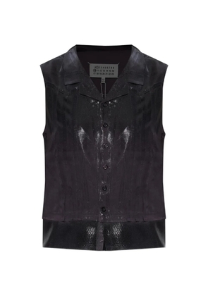 Maison Margiela sleeveless blouse - Black