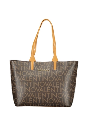 MARIO VALENTINO logo-print tote bag - Brown