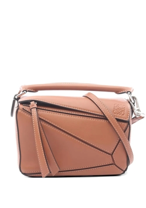 Loewe Pre-Owned 2010s mini Puzzle two-way bag - Brown