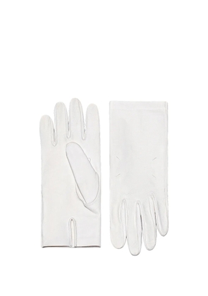 Maison Margiela Four-Stitch leather gloves - White