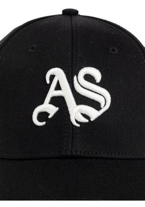 AllSaints logo-embroidered baseball cap - Black