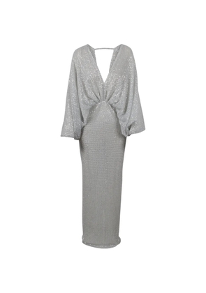 L'IDÉE Paradiso sequin-embellished dress - Silver