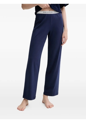 Polo Ralph Lauren logo-waistband pajama bottoms - Blue