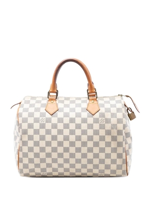 Louis Vuitton Pre-Owned 2013 Damier Azur Speedy 30 boston bag - White