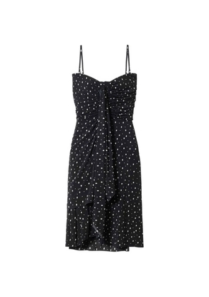ISABEL MARANT Gemma polka-dot ruffled mini dress - Black