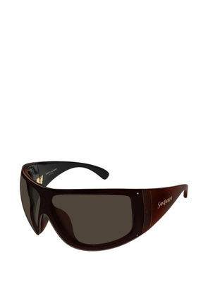 Saint Laurent Eyewear SL 914 oversized-frame sunglasses - Brown