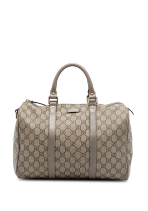 Gucci Pre-Owned 2016-2026 Medium GG Supreme Joy boston bag - Neutrals