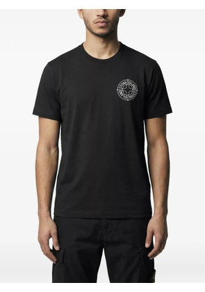 Stone Island logo-print T-shirt - Black