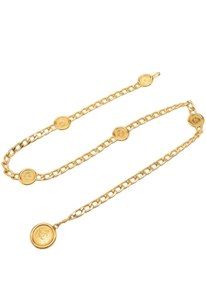 CHANEL Pre-Owned 1970-1980 Gold Plated 31 Rue Cambon Medallion Chain belt