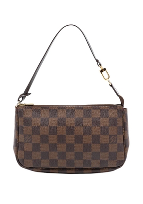 Louis Vuitton Pre-Owned 2010 Damier Ebene Pochette Accessoires shoulder bag - Brown