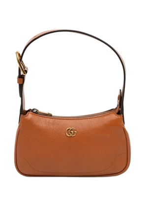 Gucci Pre-Owned 2023 Mini Leather Aphrodite shoulder bag - Brown