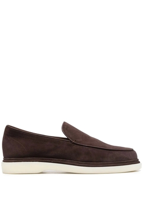 Fratelli Rossetti calf-suede slip-on loafers - Brown