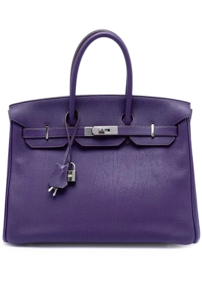 Hermès Pre-Owned 2010-2014 Togo Birkin Retourne 35 handbag - Purple