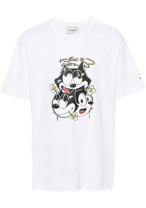 Iceberg x Felix the Cat cotton T-shirt - White