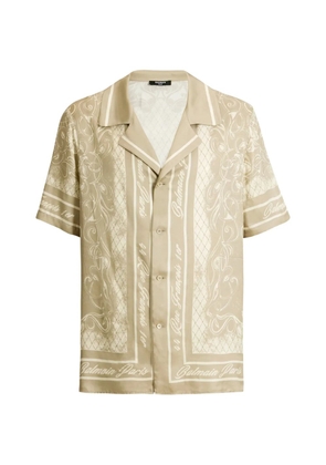 Balmain printed Foulard pyjama shirt - Neutrals