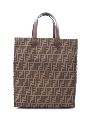 Fendi Pre-Owned 2000-2010 Zucca Canvas Vertical Shopping tote bag - Brown