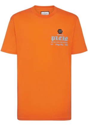 Philipp Plein logo-print cottonT-shirt - Orange