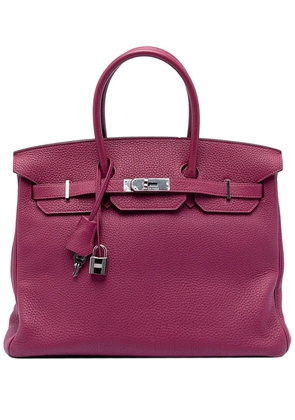 Hermès Pre-Owned 1997-2014 Togo Birkin Retourne 35 handbag - Purple