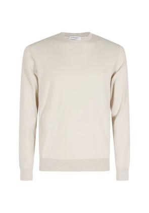 Paolo Pecora ribbed-trim sweater - Neutrals