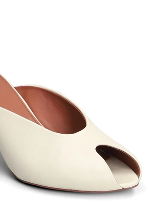 Lola Cruz Gabriette peep-toe mules - Neutrals