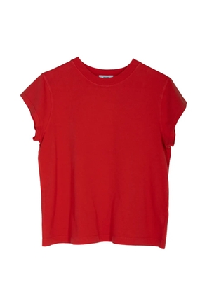 AGOLDE Bryce cap-sleeve T-shirt - Red