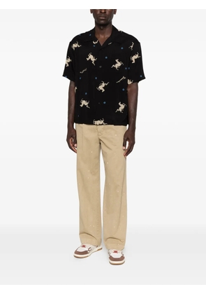 visvim Crosby horse-print shirt - White