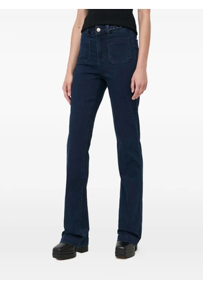 Morgan high-waisted flared jeans - Blue