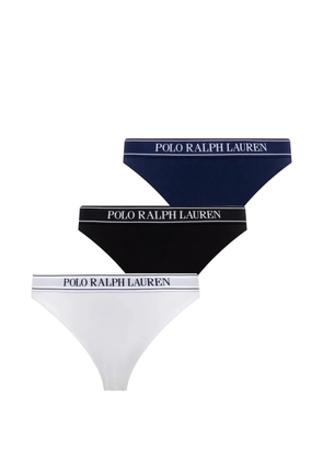 Polo Ralph Lauren logo-waistband briefs (set of three) - White