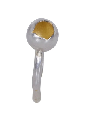 Rosa Maria hammered-effect ring - Silver