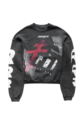 RRR123 Apocrypha crew neck sweatshirt - Black
