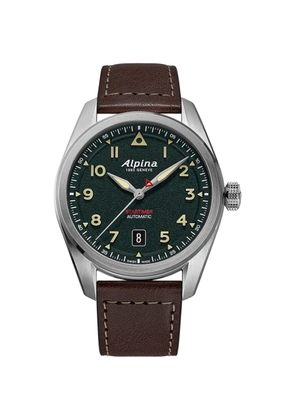 Alpina Startimer Pilot 40mm watch - Green