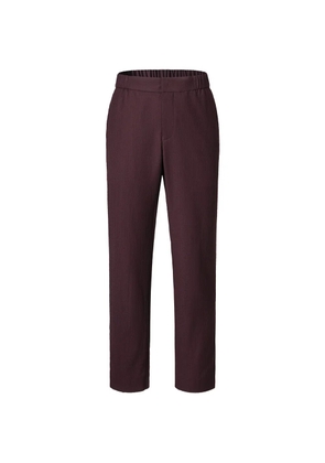 Shanghai Tang textured wool trousers