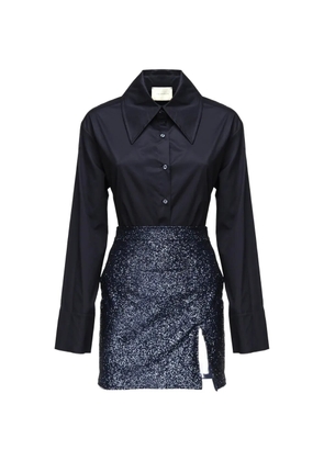 THE ARCHIVIA Liv shirt and skirt set - Blue