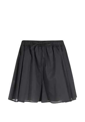 Federica Tosi muslin flared shorts - Black