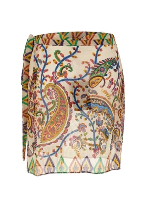 ETRO paisley-print pareo - Neutrals
